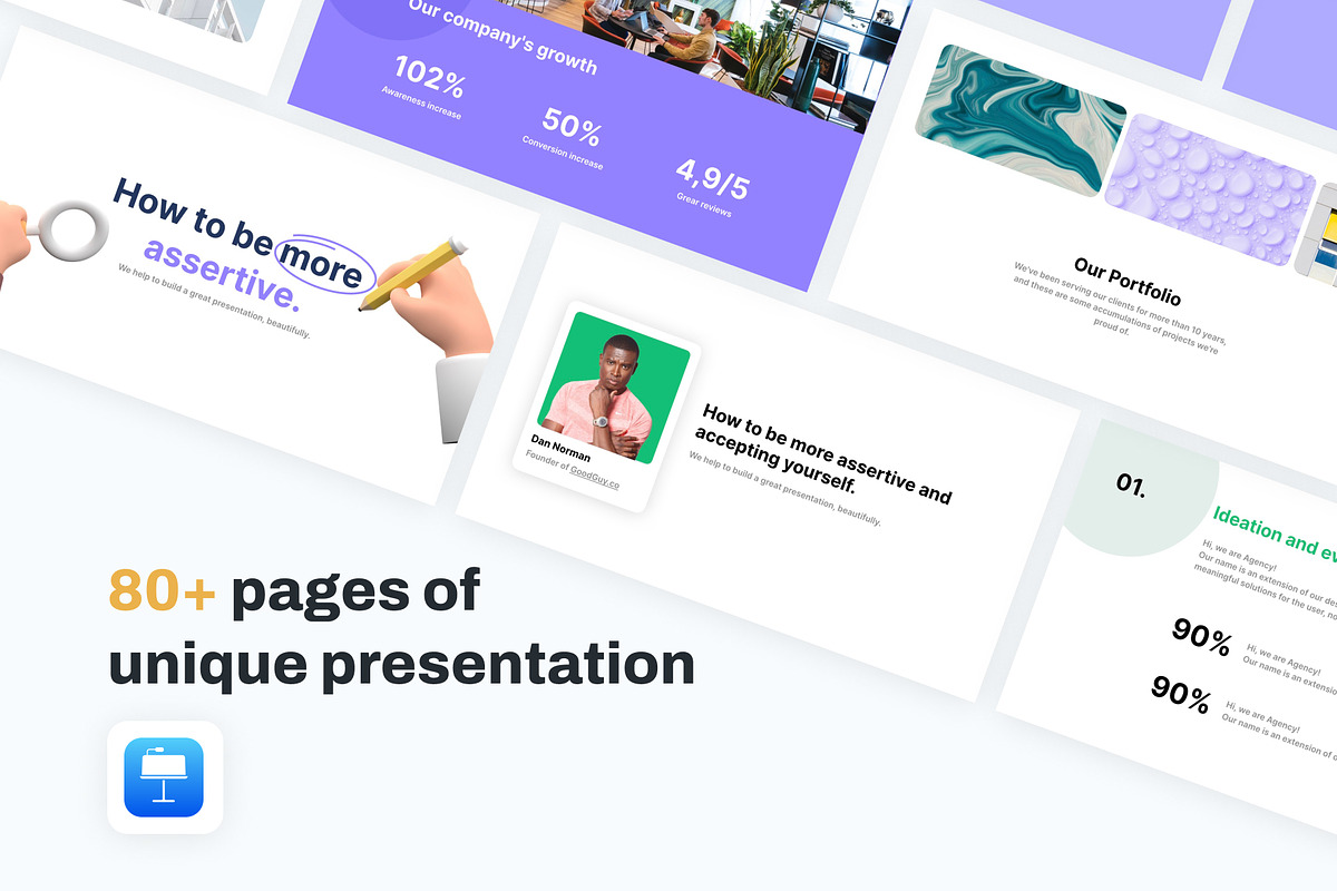 Probe - Unique Keynote Template, a Presentation Template by Nate Studios (Photo 1 of 8)