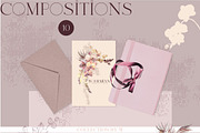 Bohemian Leaves & Orchids, a Decorative Illustration by Collection by VY (Thumbnail 6 of 11)