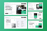 White Green Pitch Deck PPT, a Presentation Template by Aiyari Graphic (Thumbnail 2 of 5)