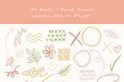 Doodles & Markings Vectors, an Illustration by Emma Webb Studio (Thumbnail 2 of 9)