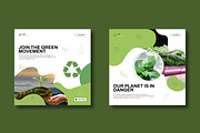 Save Nature Social Media Template, a Social Media Template by MightyDesign (Thumbnail 4 of 8)