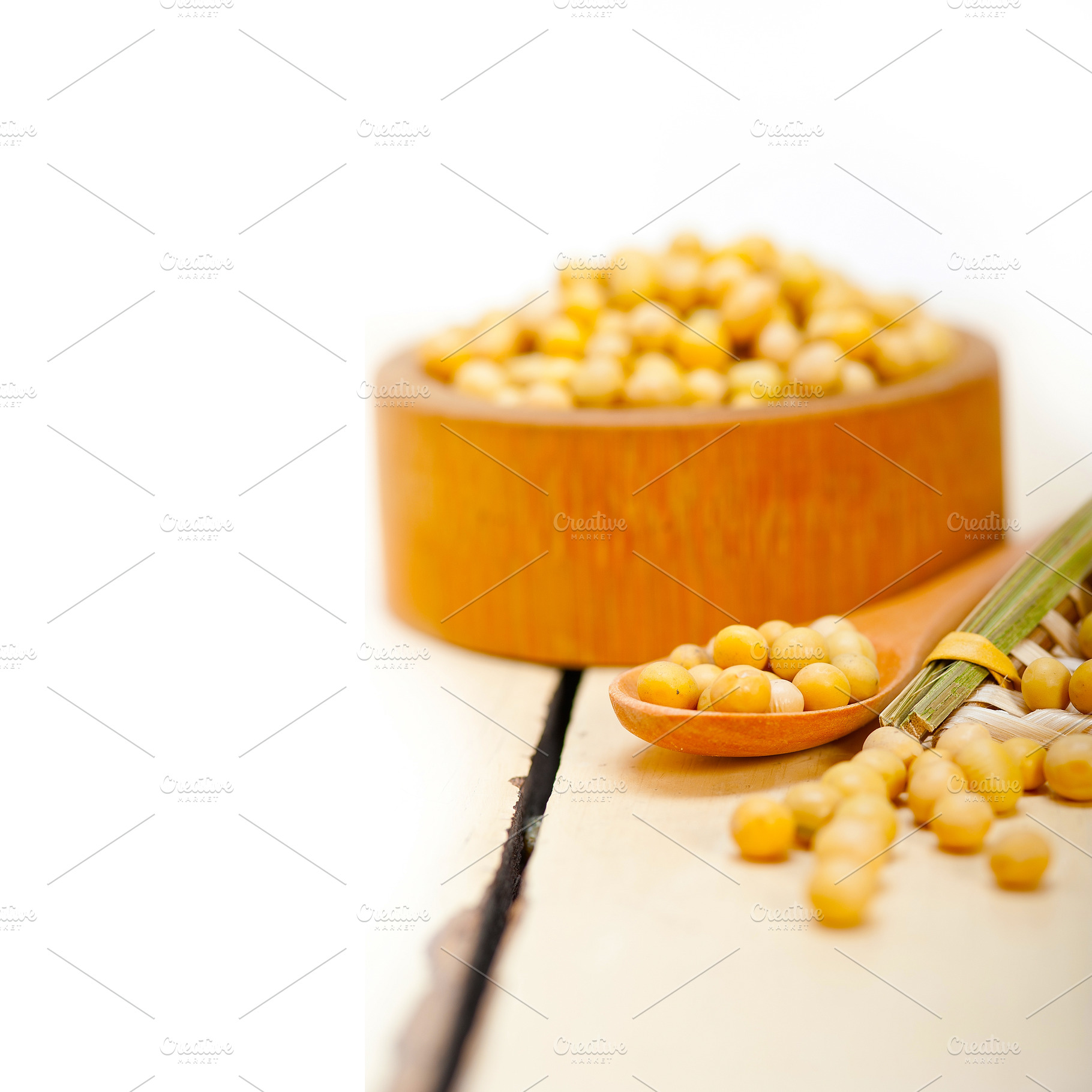 organic soya beans, a Food & Drink Photo by keko64