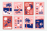 Seasive Vibes / Summer Graphics Pack, a Pattern Graphic by MaryArt (Thumbnail 6 of 9)