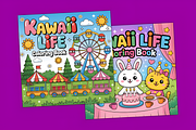 Kawaii Life Bold & Easy Coloring, a Decorative Illustration by Coco Bloom (Thumbnail 4 of 4)