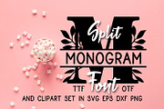 Bogi Split Monogram, a Font by Digital Typeface Studio (Thumbnail 1 of 5)