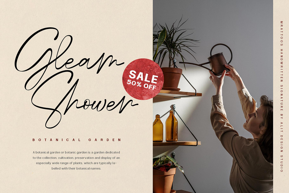 Mrattoos Signature Script Font, a Script Font by alit design (Photo 6 of 15)