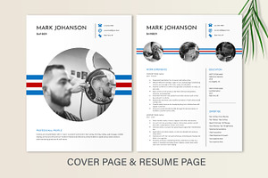 Barber Resume Template Design