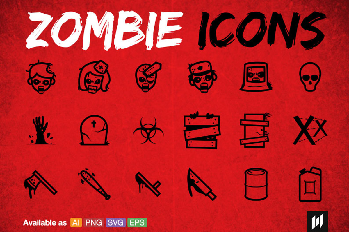 Zombie icons, an Icon by NAS (Photo 1 of 2)