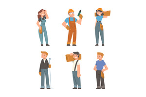 Handyman or Fixer as Skilled Man, a Person Illustration by TopVectors