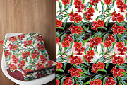 Pomegranate Watercolor Patterns, an Illustration by IrynaPanashii (Thumbnail 9 of 12)