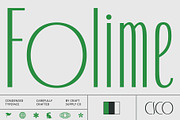 Folime – Condensed Sans Serif, a Sans Serif Font by Craft Supply Co. (Thumbnail 1 of 8)