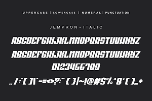 Jempron Font Bundle