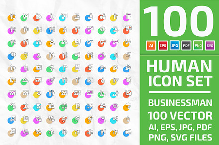 100 Human Resource Icon