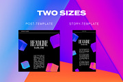 Instagram Social Media CANVA Cosmic, a Social Media Template by Vermeulen Design Studio (Thumbnail 3 of 6)