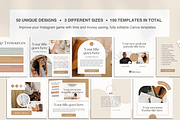 Pastel Instagram Templates for Canva, a Social Media Template by Templates Boutique (Thumbnail 2 of 9)