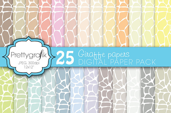 giraffe digital paper, commercial preview 2