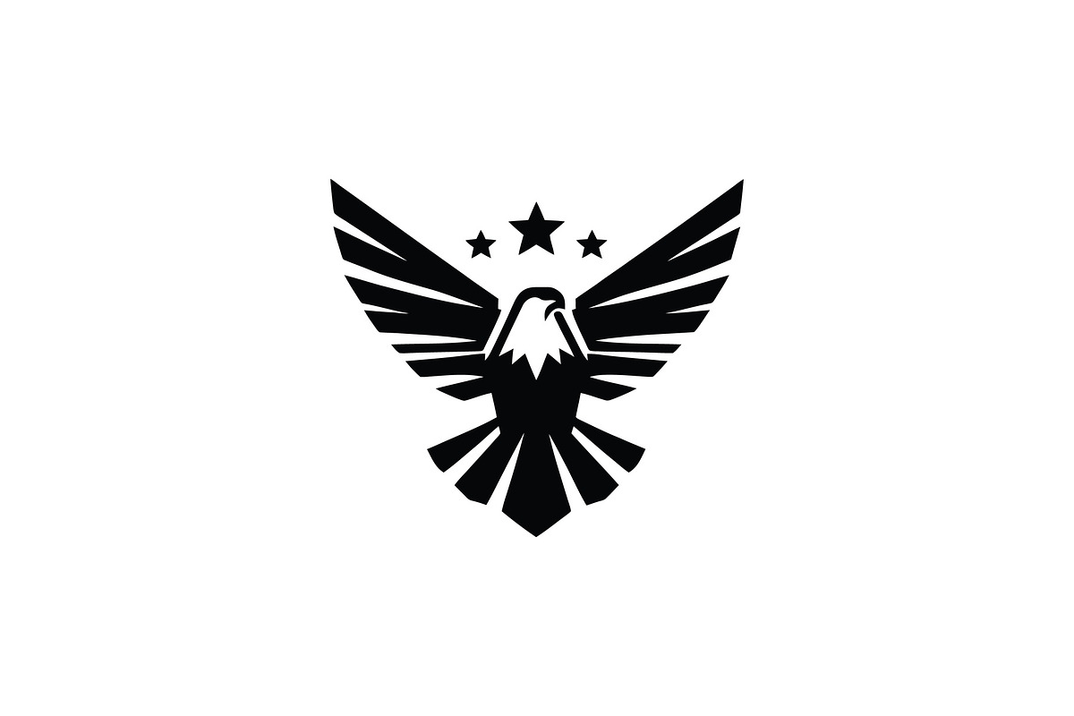 Eagle Stars Patriotic Logo, a Branding & Logo Template by Vectorium Studio (Photo 1 of 2)