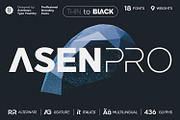 Asen Pro Fonts Family, a Sans Serif Font by Asenbayu (Thumbnail 1 of 15)