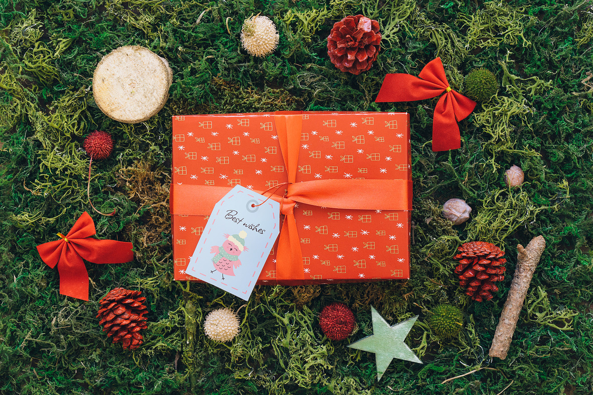 Christmas gift tags, a Seasonal Illustration by JulyGart (Photo 5 of 5)