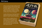 PM Colony Classic Sci-Fi Font, a Sans Serif Font by Paper Moon Graphic Supply (Thumbnail 2 of 7)