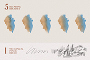 Real Watercolors - Photoshop Brushes, a Brush Add-On by GRANCI STUDIOS (Thumbnail 7 of 9)