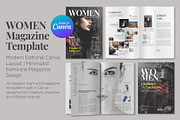 Magazine Canva Template, a Magazine Template by Oshin Design (Thumbnail 1 of 7)