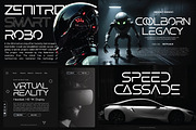 Futuristic & Sport Font Bundle, a Sans Serif Font by Flawless And Co (Thumbnail 3 of 11)