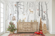 COZY CHRISTMAS Wall&Frame Mockups, a Poster Template by MyHomeMockups (Thumbnail 10 of 12)