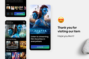 Nobar – Streaming Movie Mobile App, an UI Kit Template by Panen Creative (Thumbnail 3 of 3)