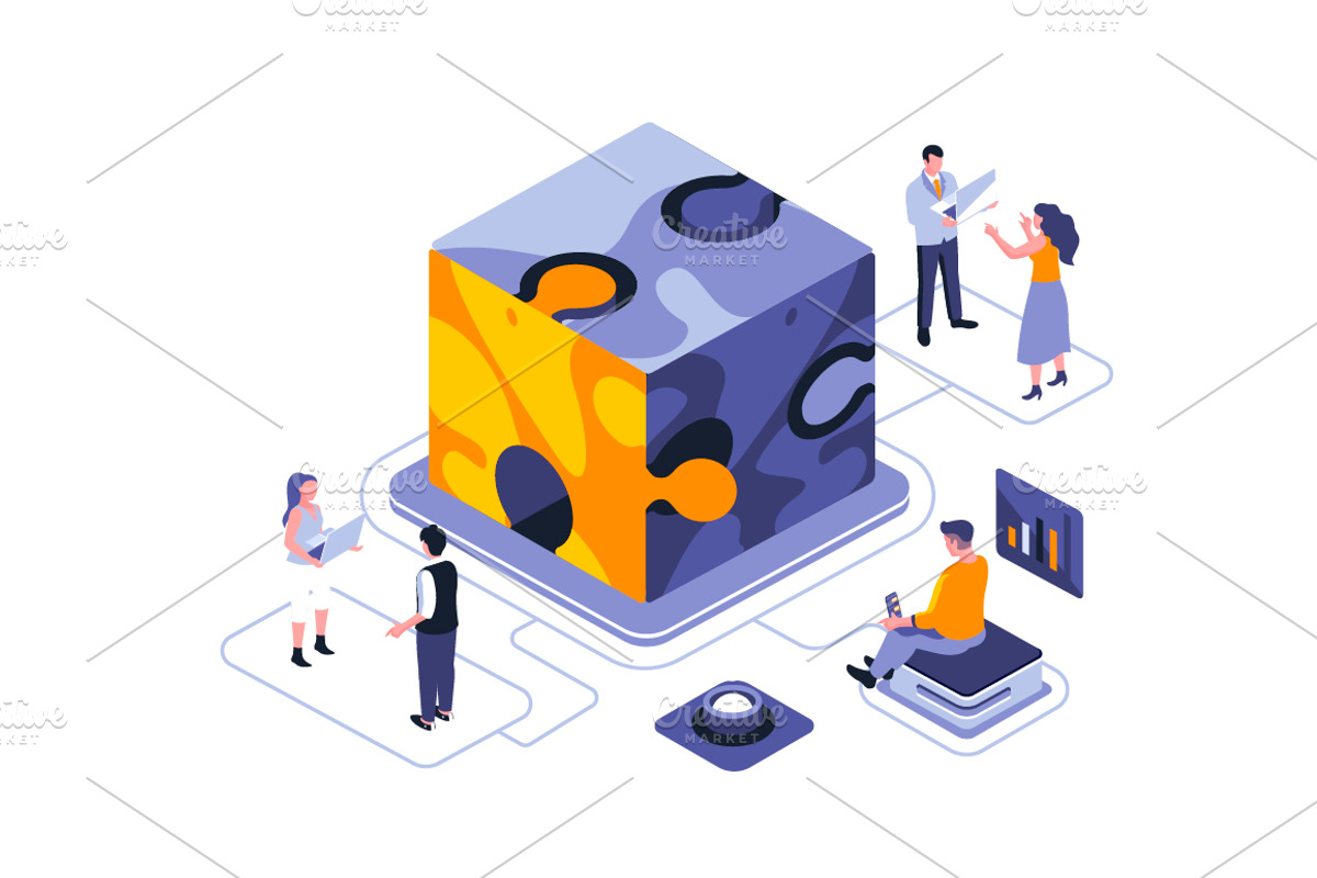 Isometric 3D Illustrations, a Finance Illustration by alexdndz (Photo 6 of 26)