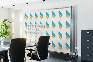 Press Wall Banner Mockup