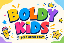 Boldy Kids - Playful Font