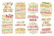 Christmas Lettering Collection 2, an Illustration by bariskina (Thumbnail 4 of 6)