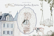 Victorian garden Riverie-summer set, a Decorative Illustration by Amely.Art (Thumbnail 1 of 12)