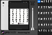 Soldier Figure Poses Set 1, 72 Poses, a Brush Add-On by Disasterology Ink (Thumbnail 2 of 10)