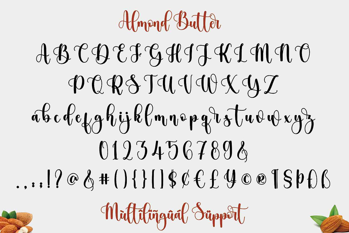 Almond Butter, a Handwritten Font by Mozatype (Photo 6 of 7)