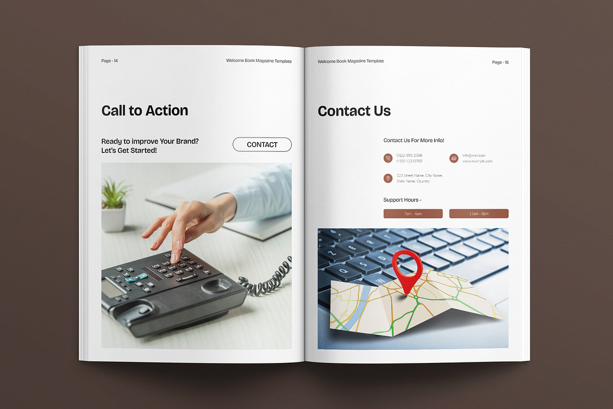Welcome Book Magazine Template, a Magazine Template by E-Type (Photo 6 of 7)