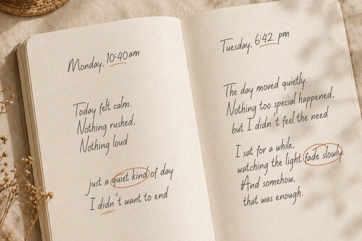 Softly Written Cozy Handwriting, a Handwritten Font by Littlehand (Photo 11 of 12)