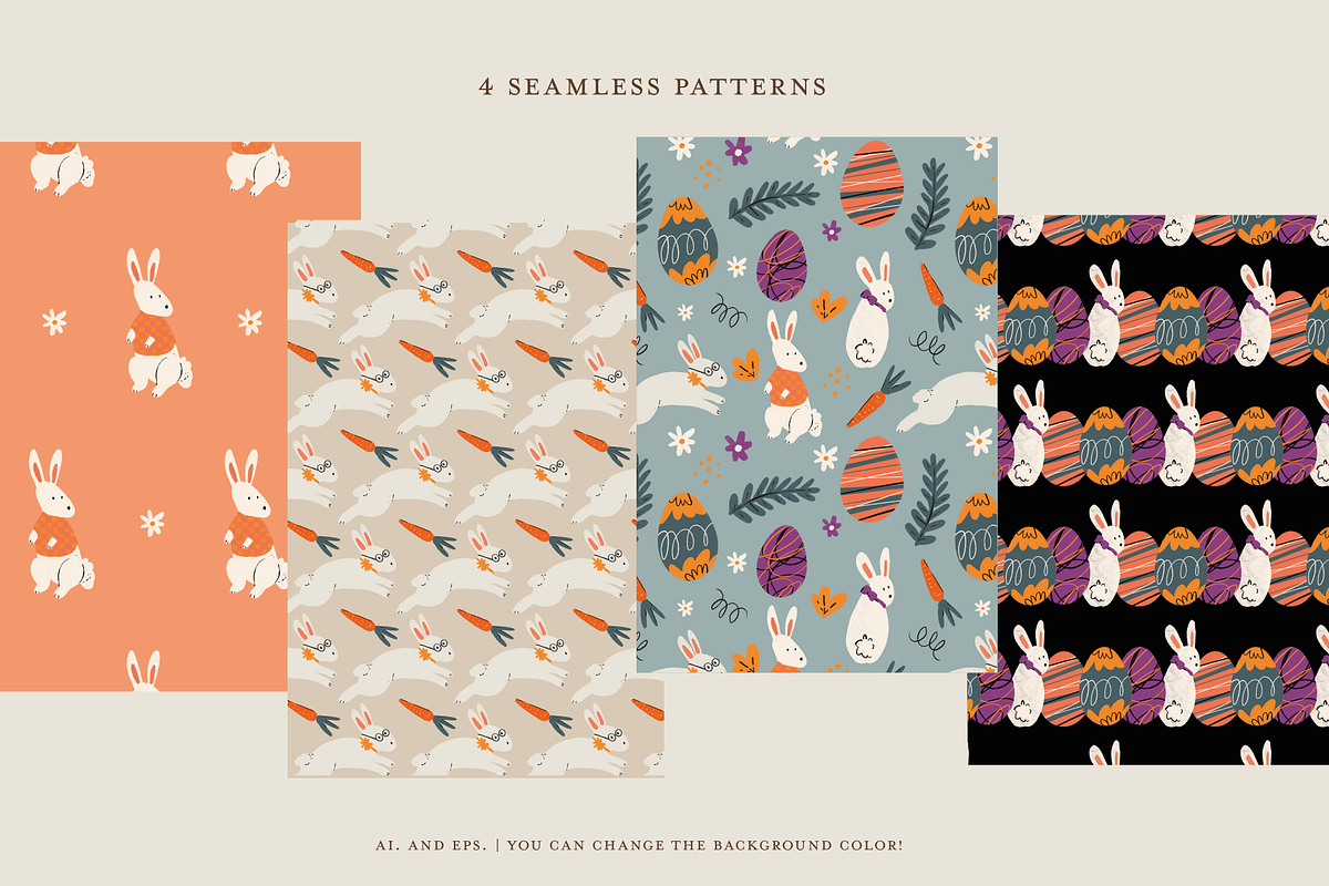 Modern Easter, a Seasonal Illustration by HeyLuisa (Photo 6 of 7)