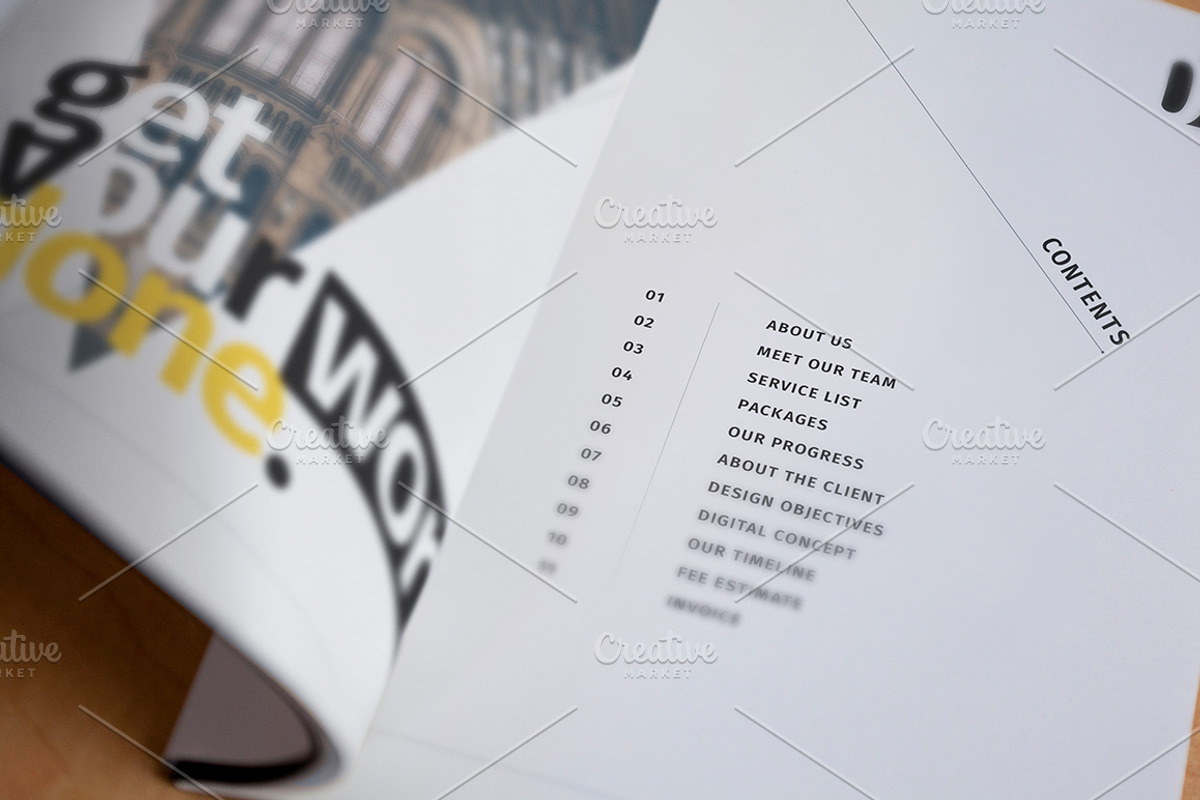 50 Page Full Proposal A4 / US Letter, a Stationery Template by Mastergfx (Photo 26 of 38)
