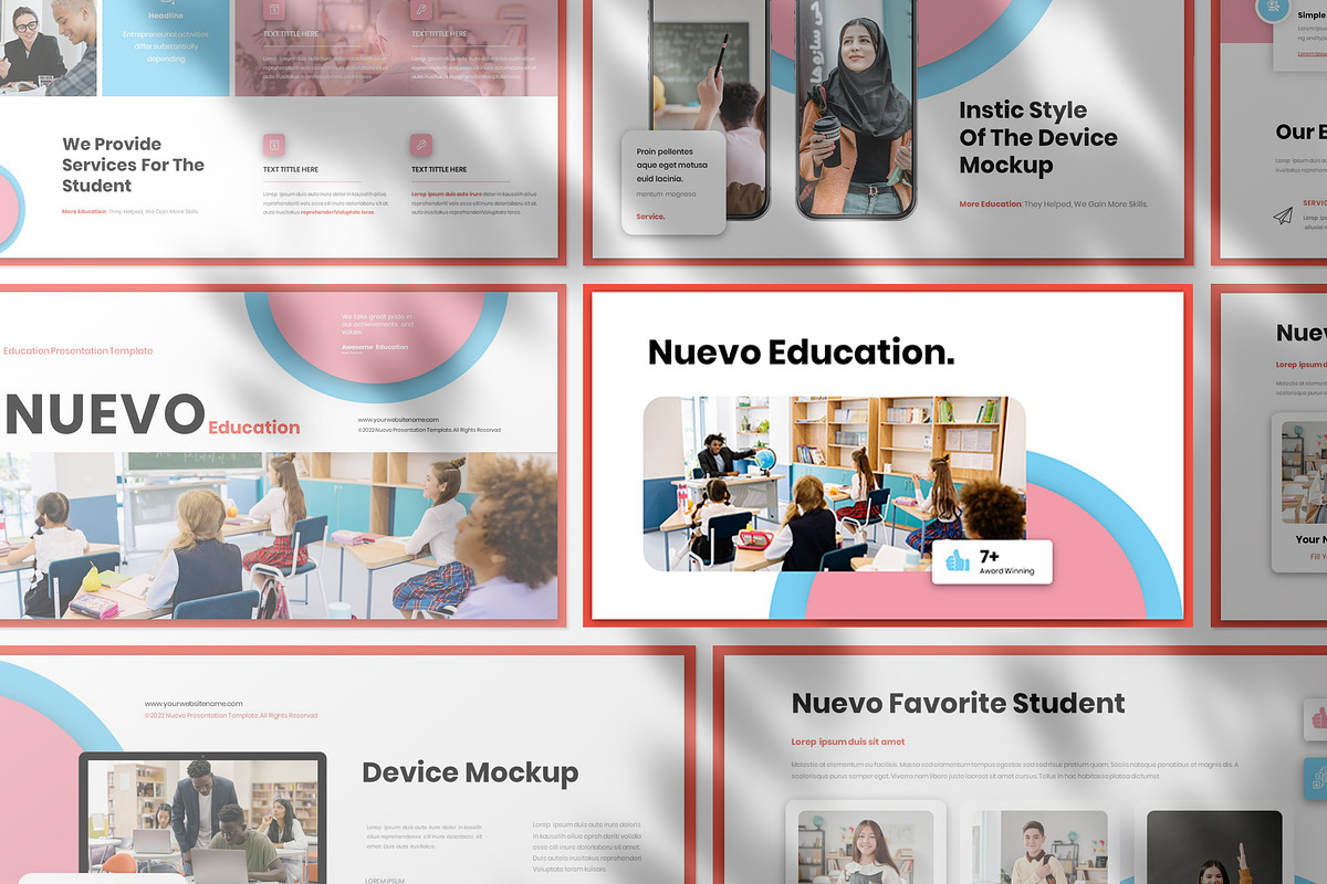 Nuevo Education Presentation Temp, a Presentation Template by Analogous Temp (Photo 1 of 5)