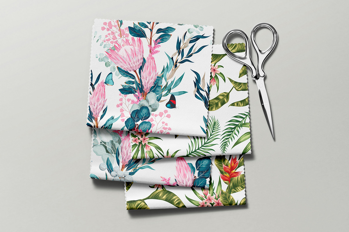 Fabric Swatches Mockup, a Household Mockup by Yogurt86 (Photo 6 of 11)