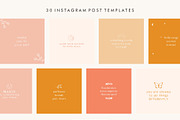30 Instagram Post Templates in Canva, a Social Media Template by Irene Florentina Design (Thumbnail 4 of 5)
