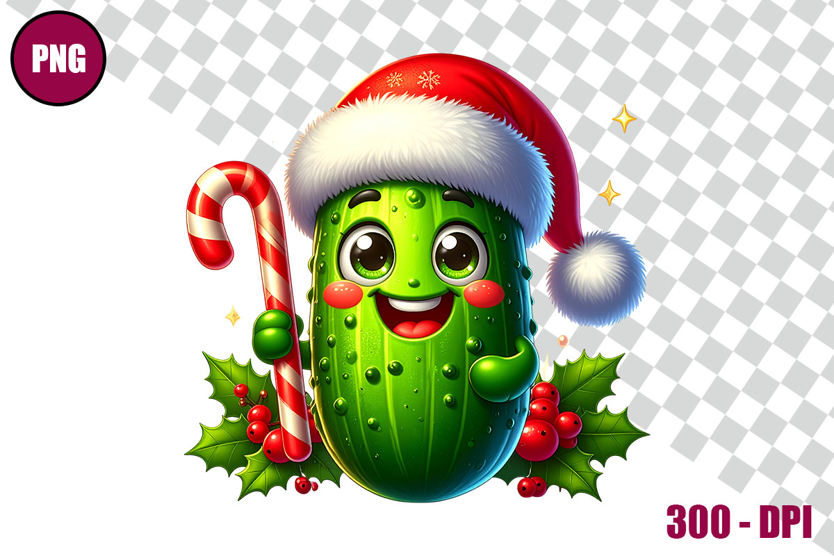 Christmas Pickles Clipart Bundle, a Decorative Illustration by taramija (Photo 24 of 26)