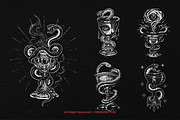 10 Bundle Dark Art Holy Grail Magic, an Illustration by Morspective (Thumbnail 5 of 7)