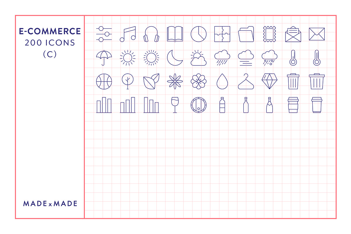 Ecommerce Line Icons, an Outline Icon by Made by Made (Photo 7 of 9)