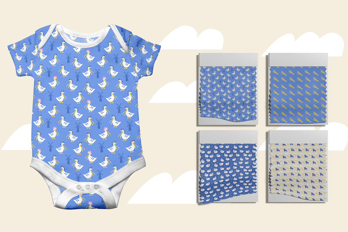 Cute Farm. Prints and patterns set, an Animal Illustration by Oliana Moroz (Photo 8 of 21)