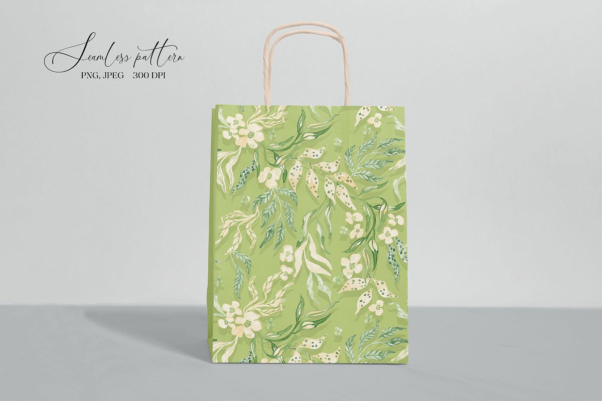 Spring Garden Botanicals Pattern, a Pattern Graphic by SirenaArt (Photo 15 of 18)