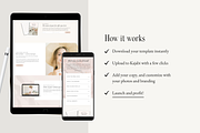 Kajabi Link in Bio Page Template, a Landing Page Template by Pixel & Flow (Thumbnail 4 of 9)