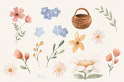 BEES and FLOWERS. Watercolor, an Animal Illustration by OlliArtDesign (Thumbnail 3 of 7)